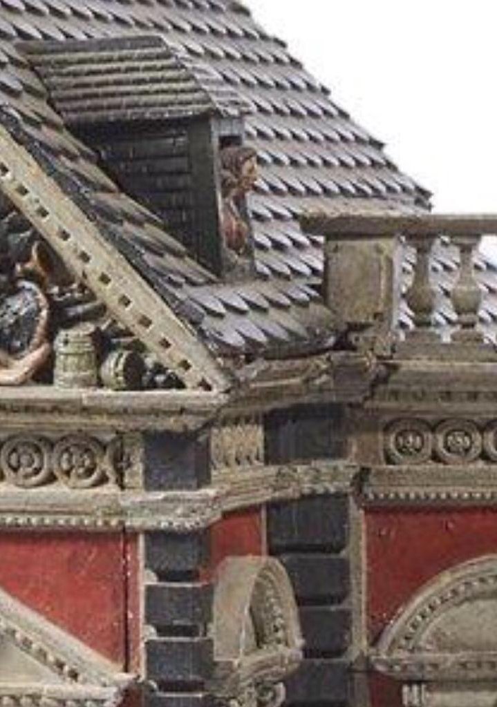 An Imposing Architectural Model Of A Chateau. French, 17th / 18th Century.-photo-2