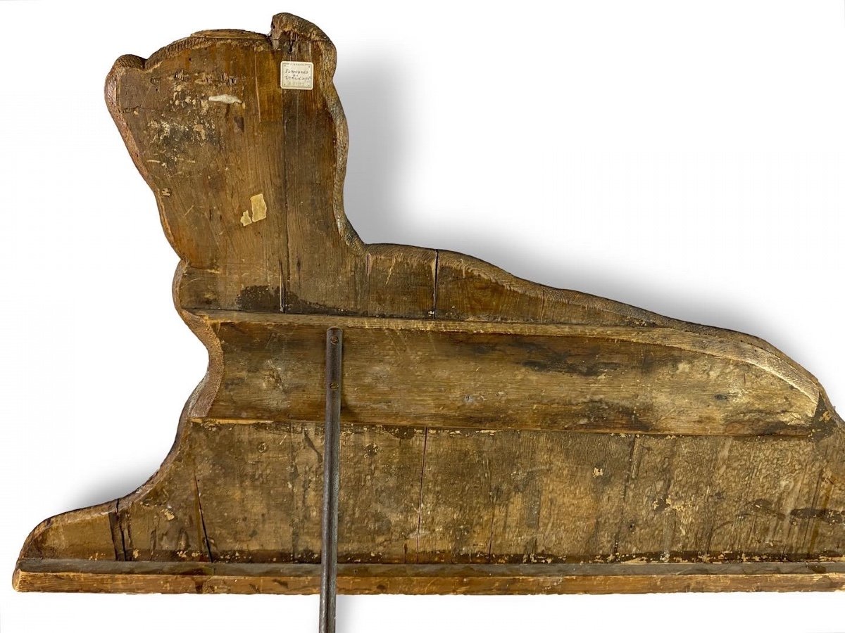 Dummy Board In The Form Of A Recumbent Dog. Italian, Late 17th Century.-photo-4