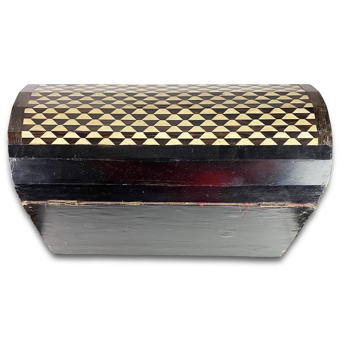 Bone Flooring And Ebony Veneer Box. Northern Italy, 18th Century.-photo-1