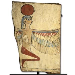 Fragment De Sarcophage De Momie. égyptien, Période Dynastique Tardive, Ca. 712 à 332 Avant Notr