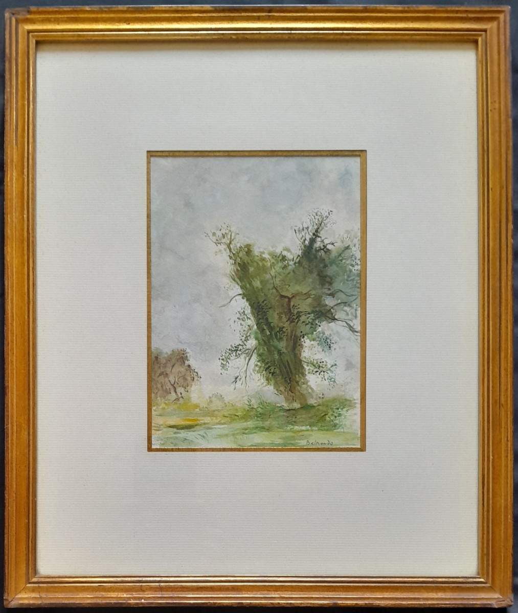 Paysage à l'arbre - Paul Belmondo