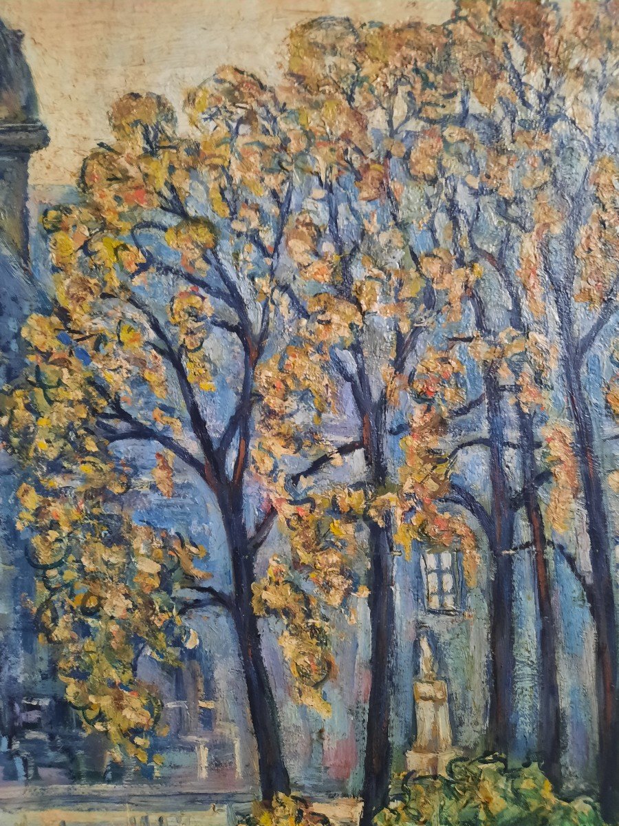Huile Sur Toile "quais De Seine à Paris "-photo-2