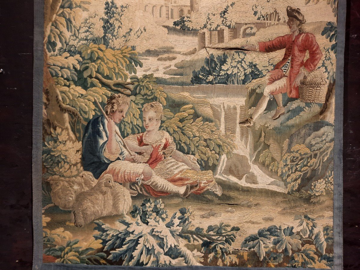 Animated Tapestry Of Characters 18th Century Period-photo-1