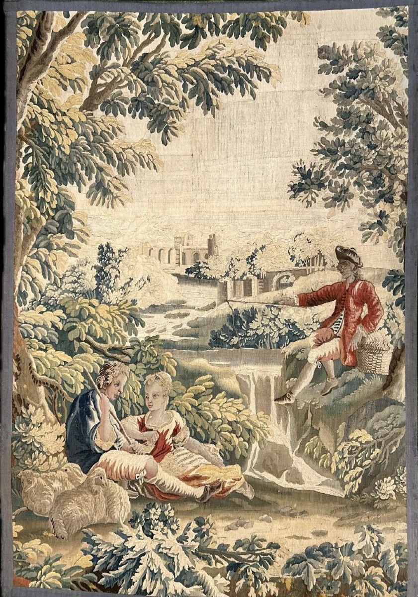 Animated Tapestry Of Characters 18th Century Period-photo-2