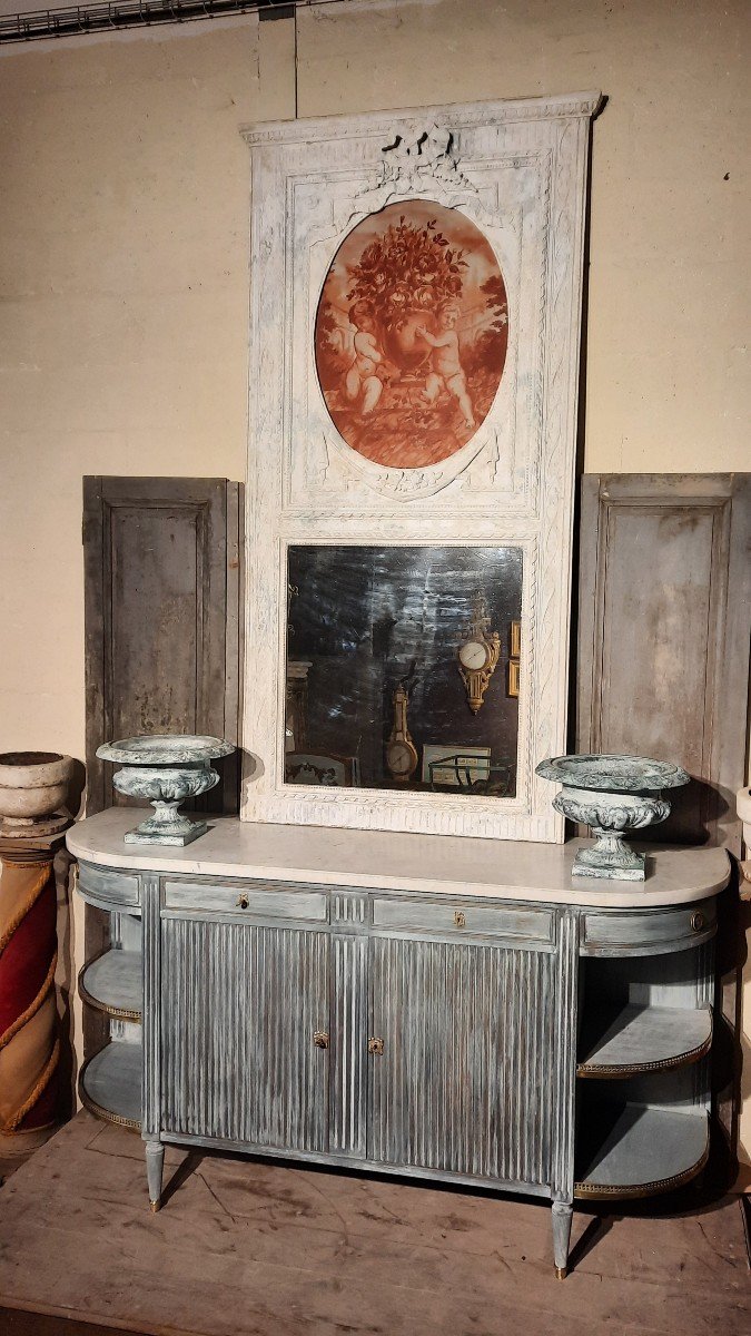 Buffet De Présentation De Style Louis XVI -photo-4