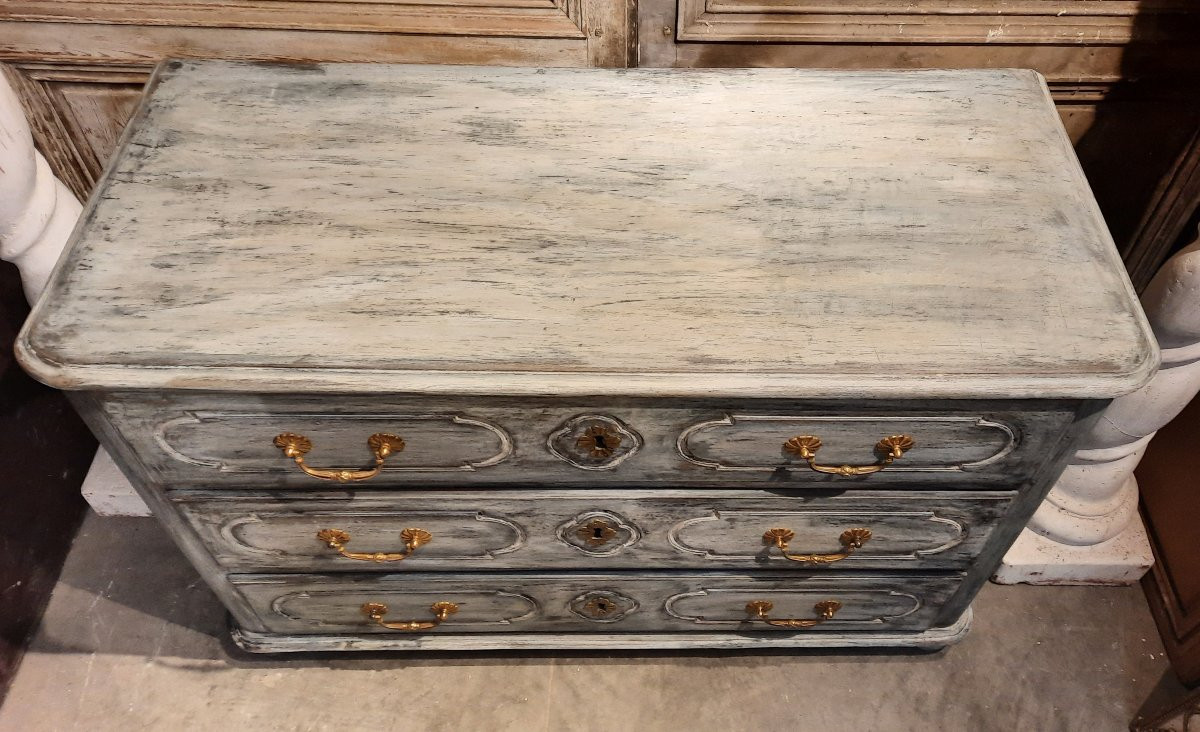 Commode époque 18ème siècle patinée -photo-2