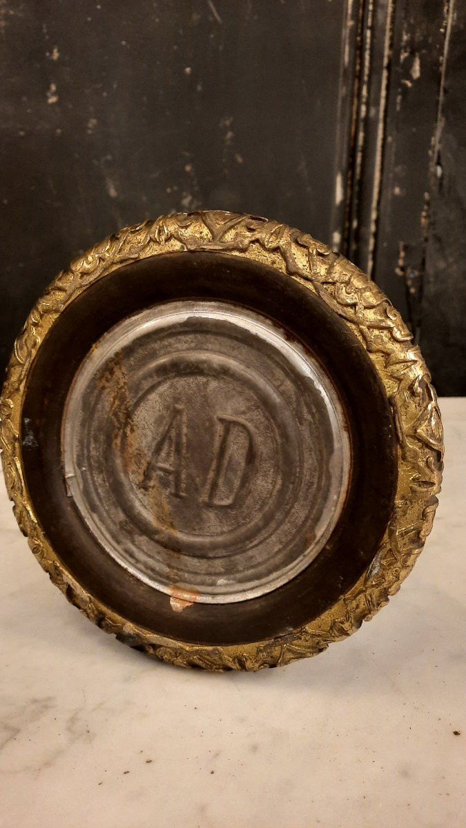 Paire de lampes à pétrole époque Napoléon III -photo-2