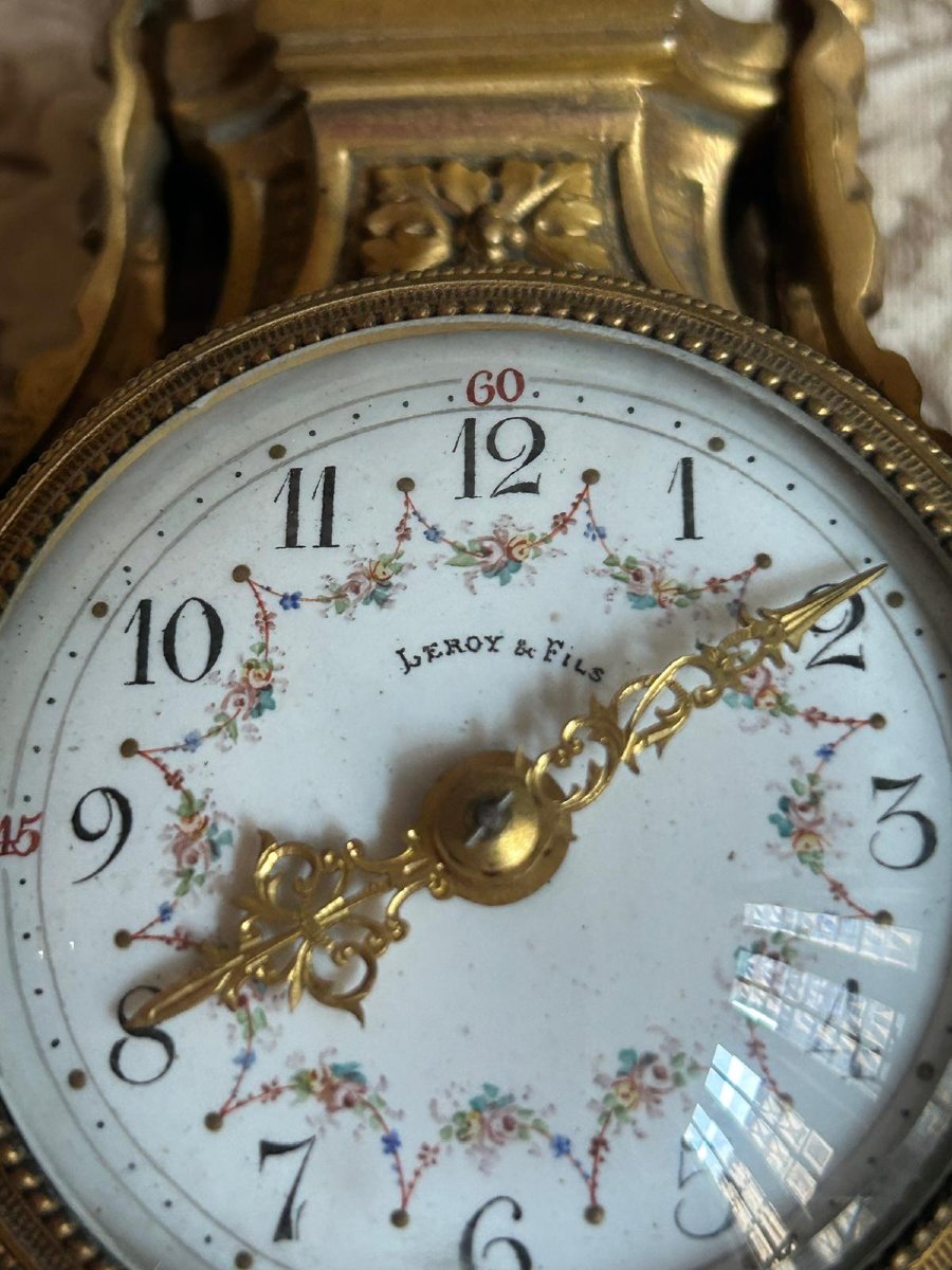Louis XVI Style Chiseled And Gilded Bronze Wall Light -photo-2