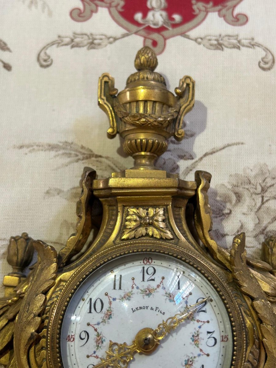Louis XVI Style Chiseled And Gilded Bronze Wall Light -photo-3