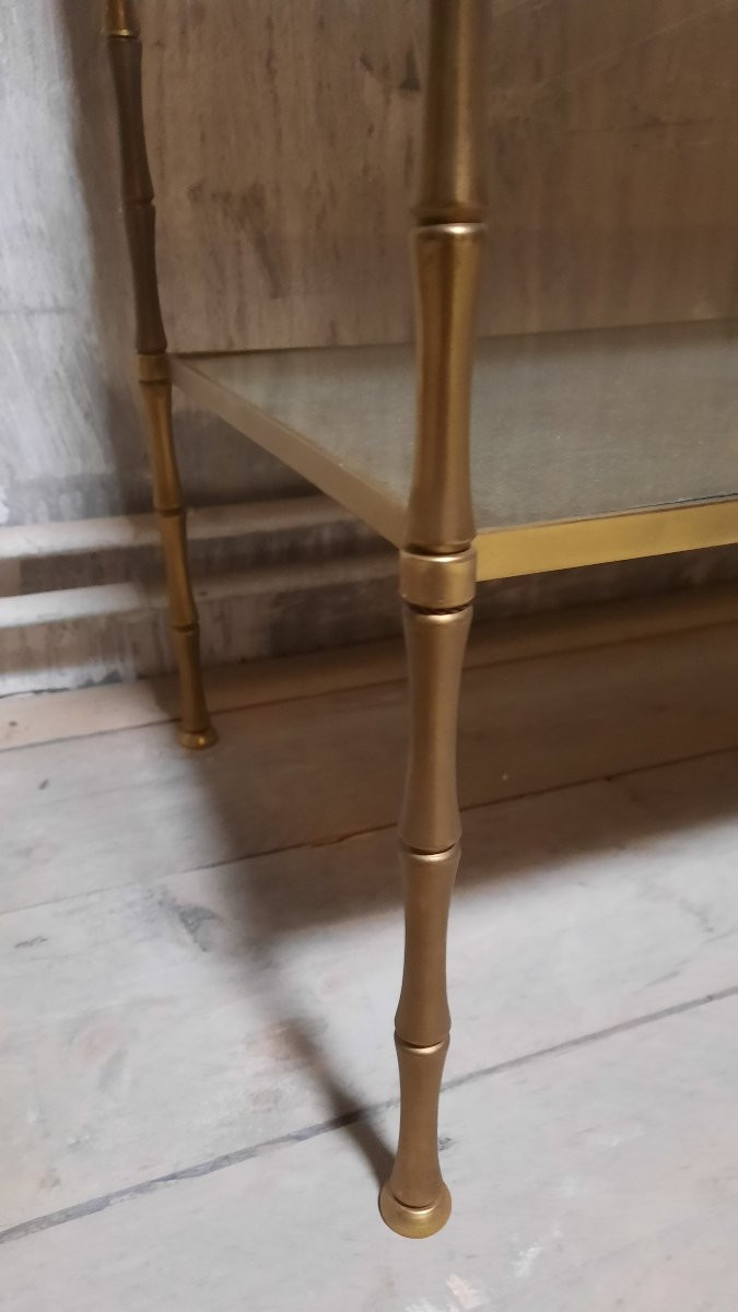 Table d'appoint en bronze dans le style de la Maison Baguès -photo-1