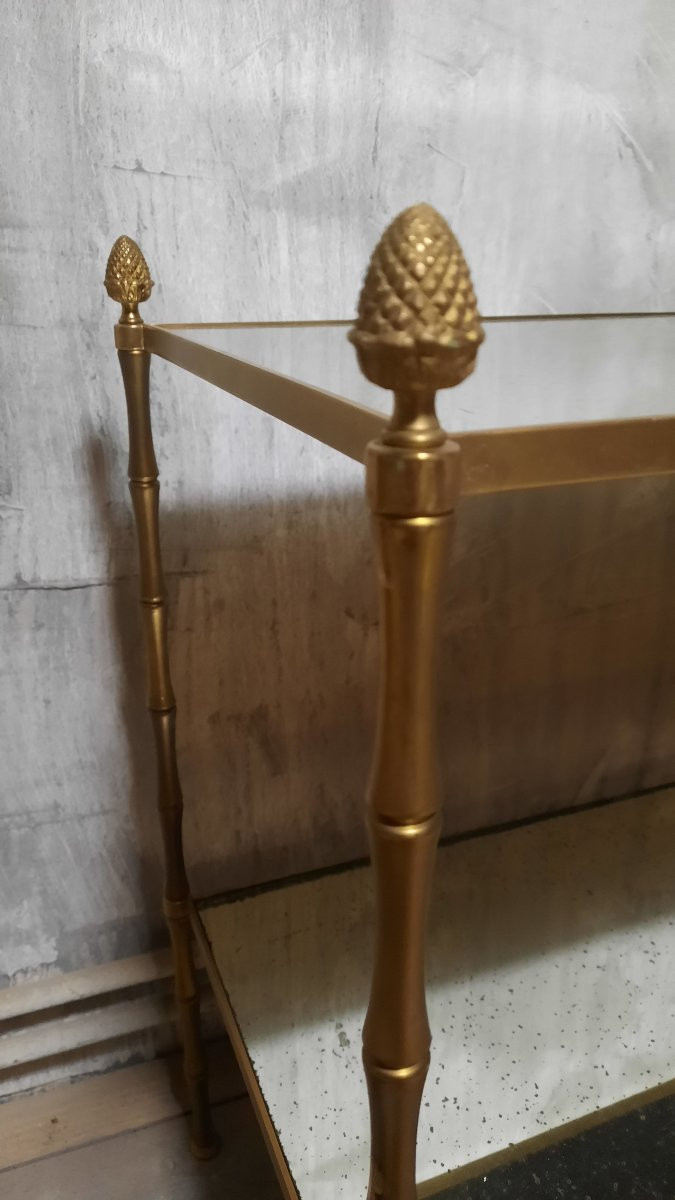 Table d'appoint en bronze dans le style de la Maison Baguès -photo-2