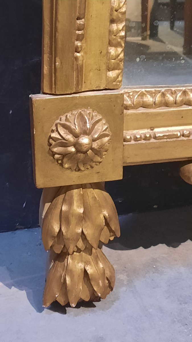 Grand miroir de style Louis XVI -photo-2
