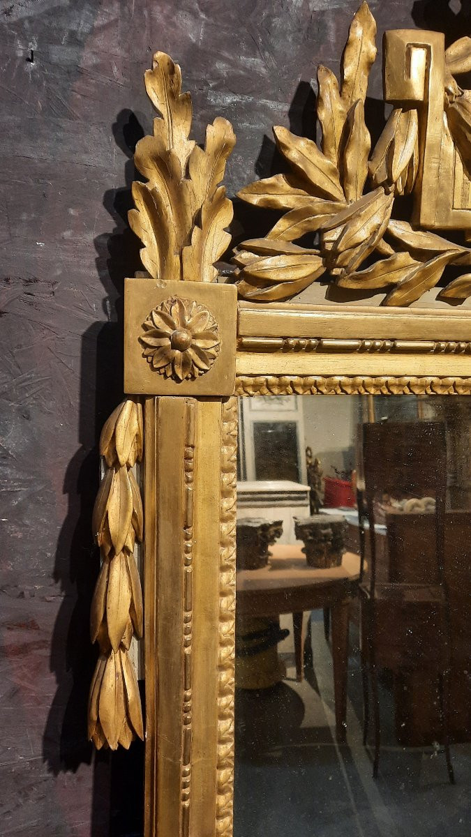 Grand miroir de style Louis XVI -photo-6