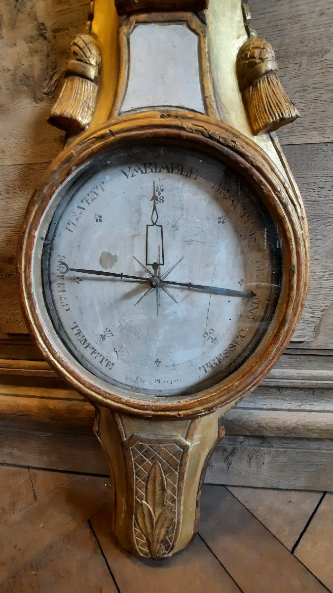 Louis XVI Style Barometer From The 18th Century -photo-5