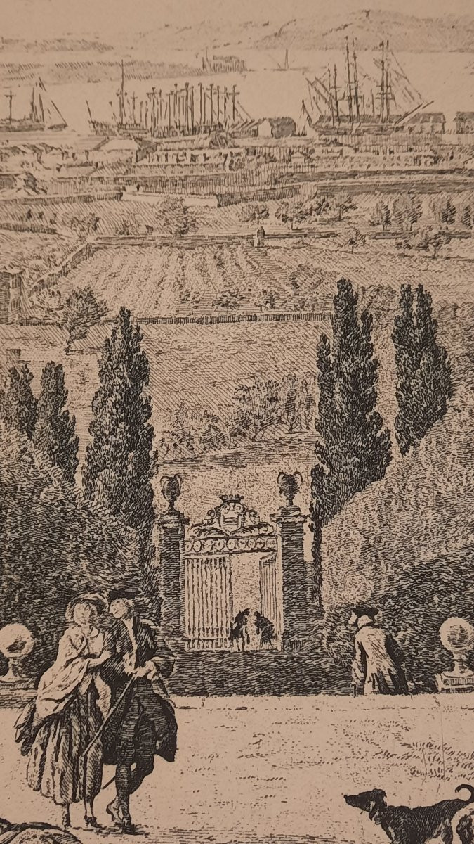 View Of The Town And Harbor Of Toulon, After Vernet-photo-3