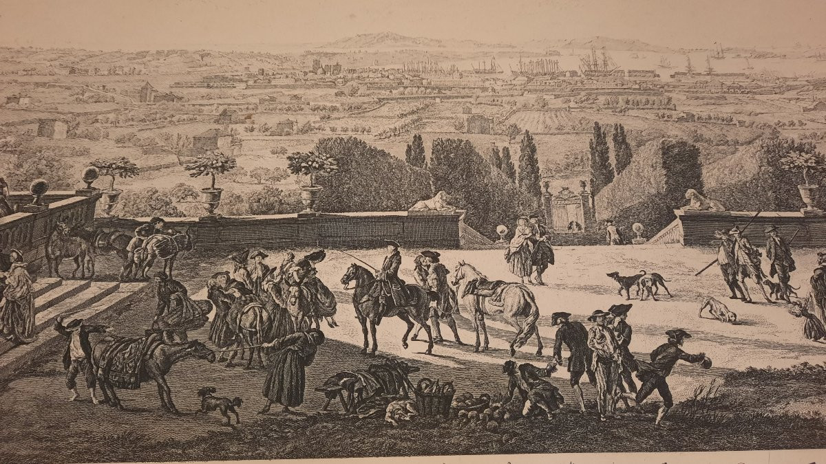 View Of The Town And Harbor Of Toulon, After Vernet-photo-2