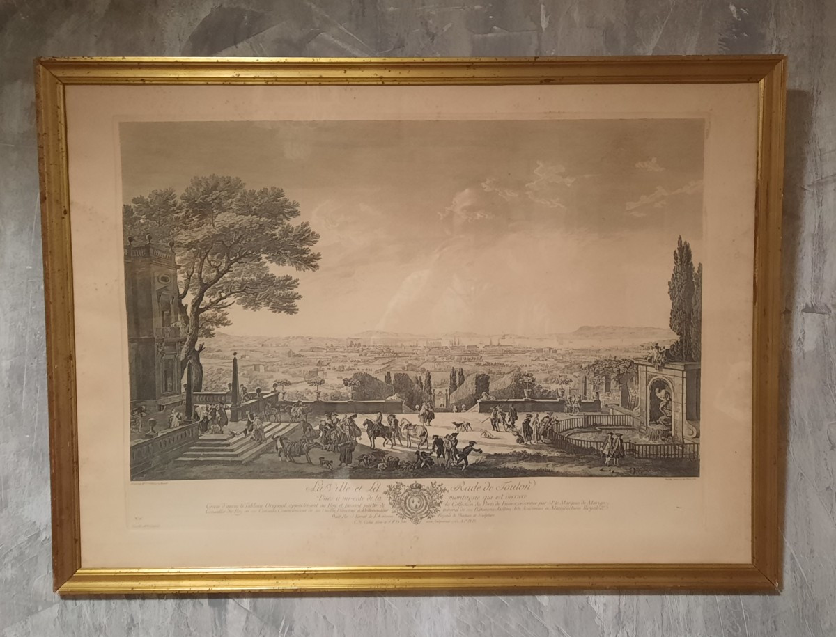 View Of The Town And Harbor Of Toulon, After Vernet