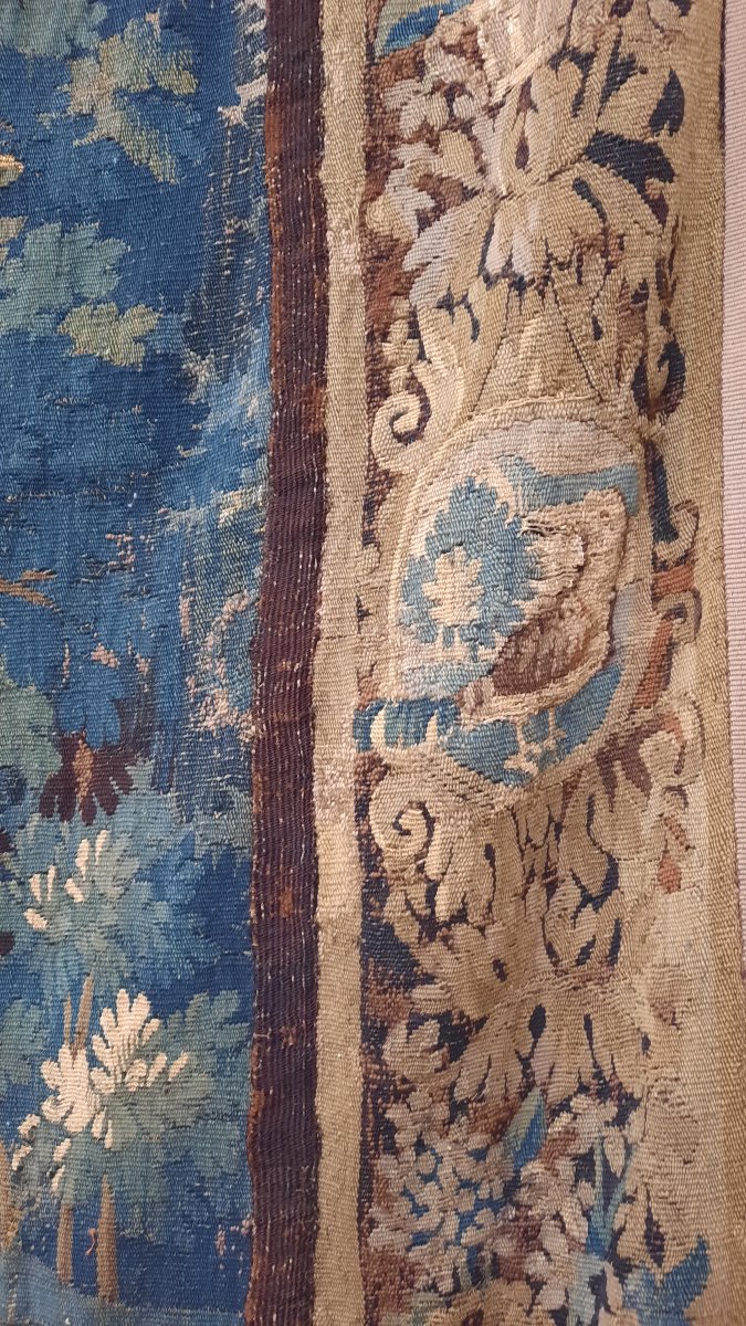  18th-century Aubusson Tapestry, "verde"-photo-2