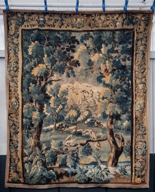  18th-century Aubusson Tapestry, "verde"