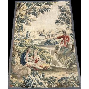 Animated Tapestry Of Characters 18th Century Period