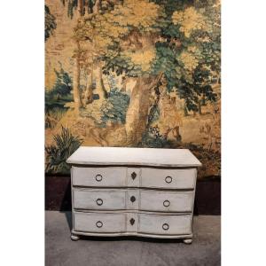 18th-century Chest Of Drawers With An Ornate Front