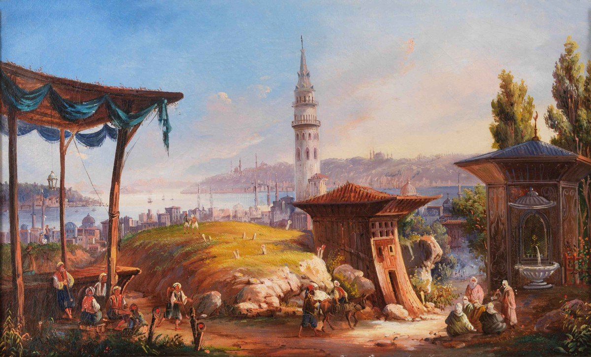 View Of Istanbul With The Beyazit Fire Tower