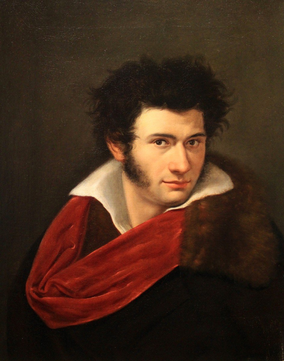 Pietro Lucchini - Autoportrait De Jeunesse (1820-1822)