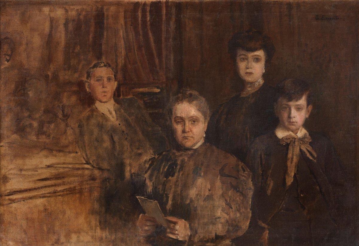 GAETANO ESPOSITO - Portrait de la famille de sa sœur