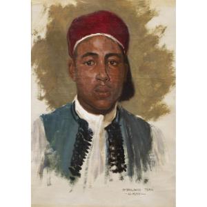 Stefan Bakalowicz - Portrait Africain (1921)