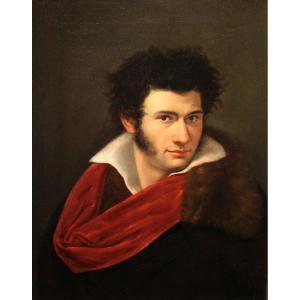 Pietro Lucchini - Autoportrait De Jeunesse (1820-1822)