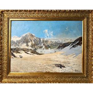 Mario Viani d'Ovrano - Alpes Dum Niveæ Sole Nitente Nitent (1898)
