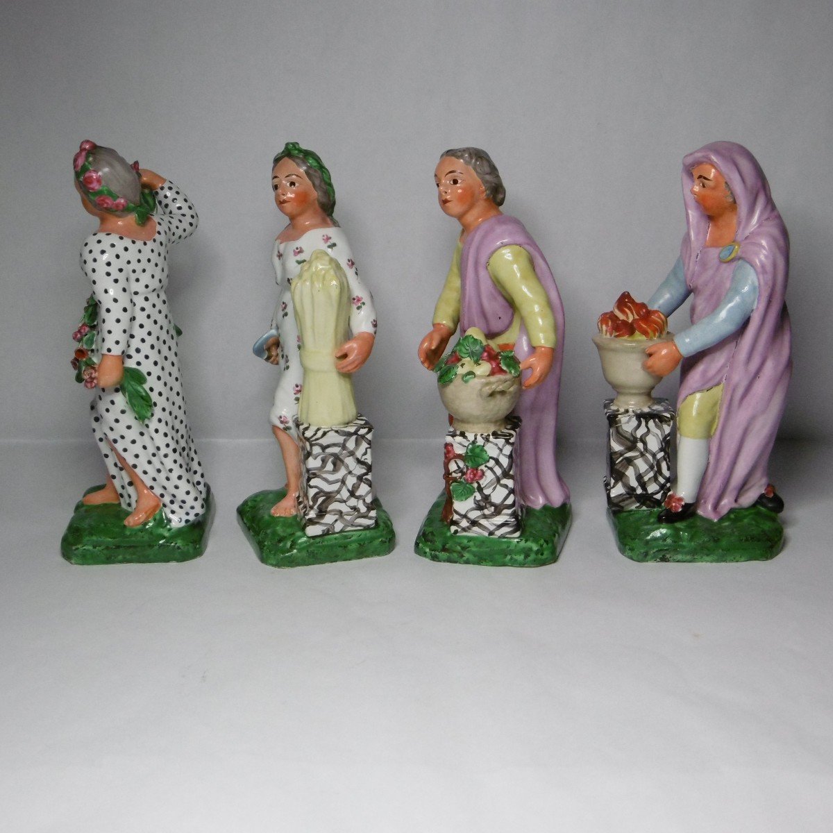 Faience Des Islettes Rare Suite Of The 4 Seasons From The End Of The Eighteenth Century-photo-7