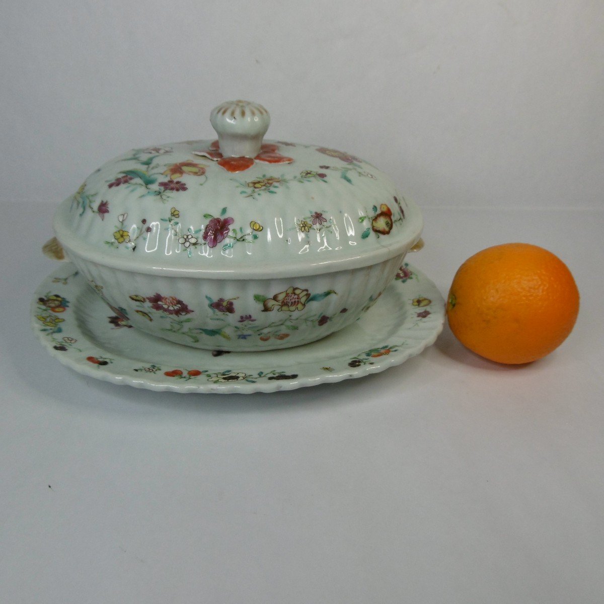 Compagnie Des Indes Petit Legumier d'Epoque Qianlong XVIIIéme Siecle-photo-3