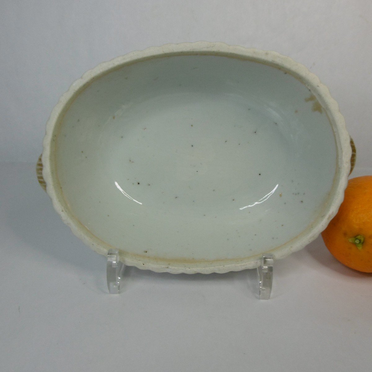 Compagnie Des Indes Small Vegetable Dish Qianlong Eighteenth Century-photo-1