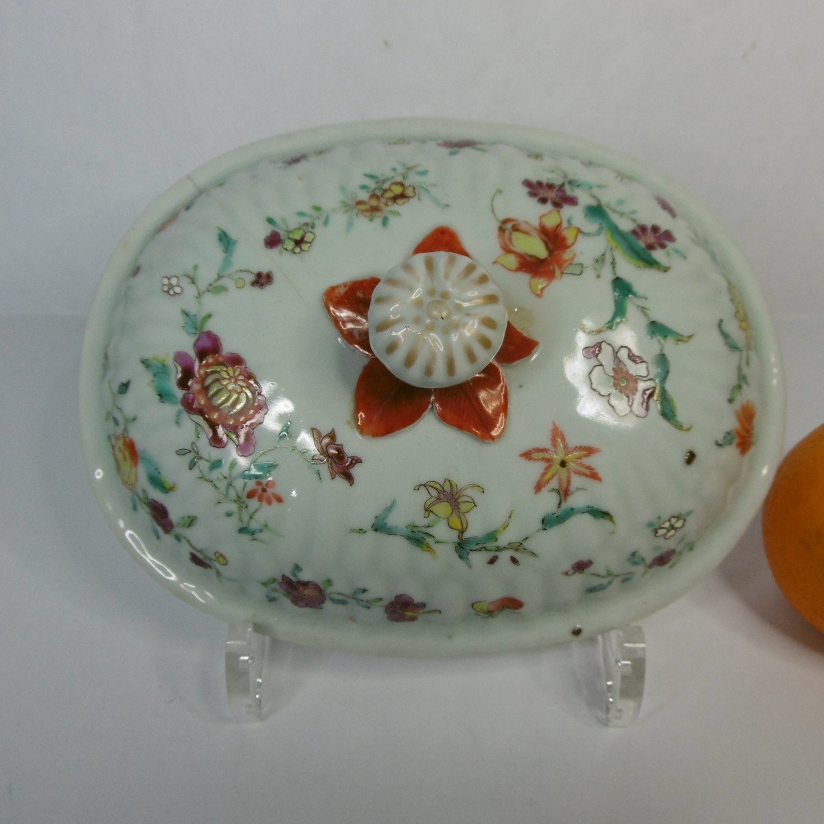 Compagnie Des Indes Small Vegetable Dish Qianlong Eighteenth Century-photo-3