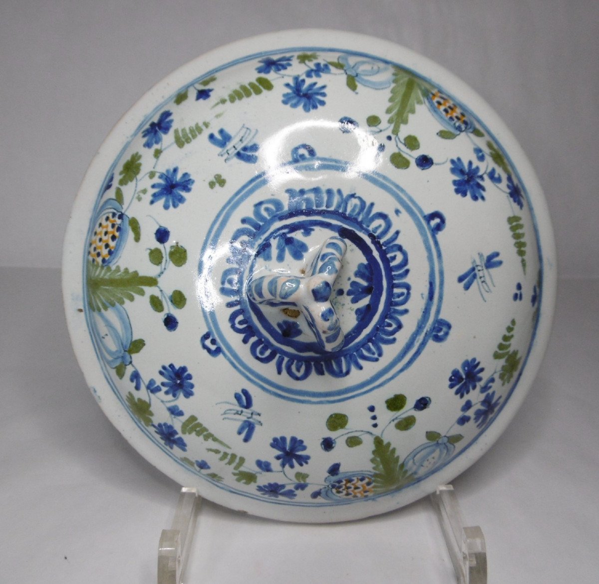 Moulins Patronymic Bowl And Its Lid Marie Quarez 1760-photo-1