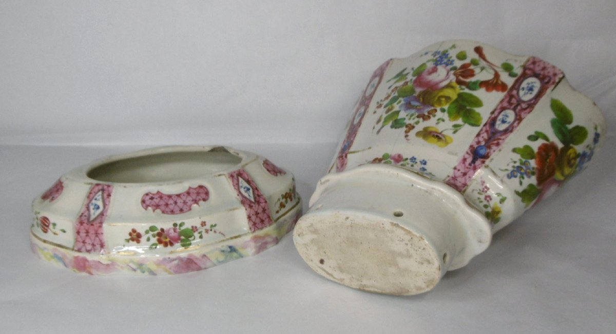 Faience From Sceaux Dutch Vase From The 18th Century-photo-5