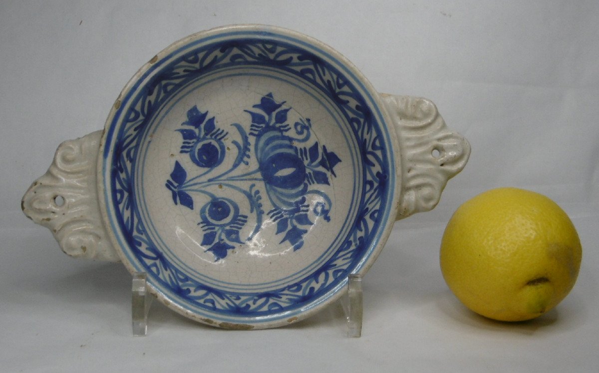 Delft Porringer d'époque 17e Siecle