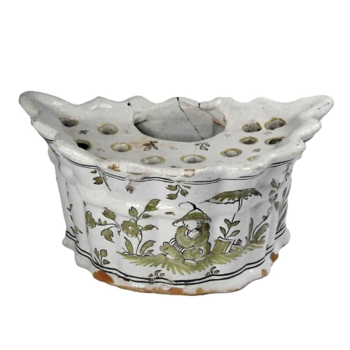 South West (bordeaux, Bergerac, Montauban) 18th Century Flower Pique-photo-2