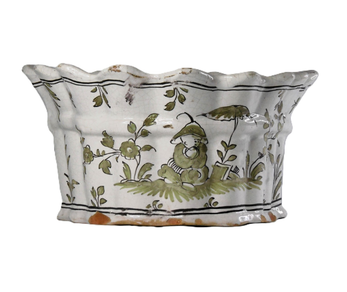 South West (bordeaux, Bergerac, Montauban) 18th Century Flower Pique