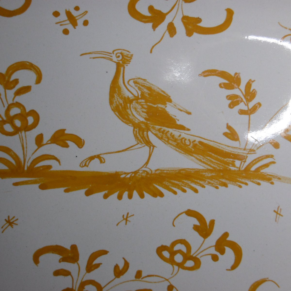 Moustiers Earthenware, Large Platter (44cm), 18th Century-photo-2