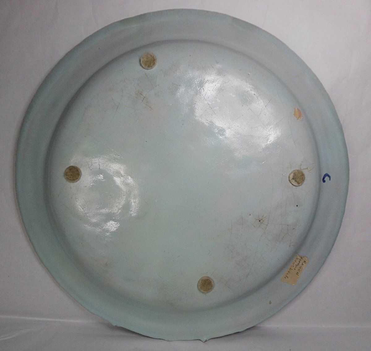 Large (42cm) Rouen Earthenware From The Early 18th Century-photo-3