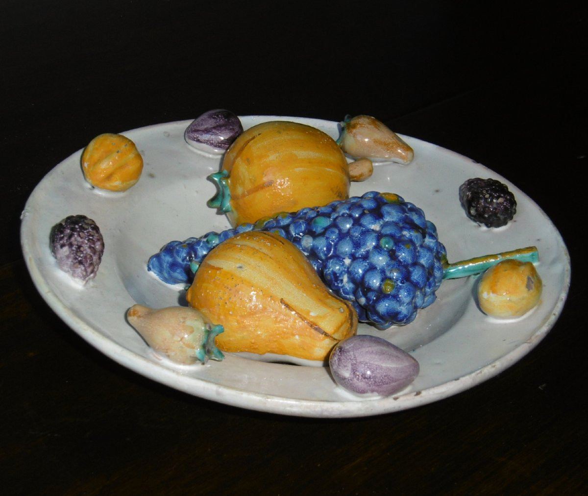 TROMPE L OEIL EN FAIENCE,SUISSE OU ALLEMAGNE D'EPOQUE FIN VIII éme  ou debut XIXéme-photo-3