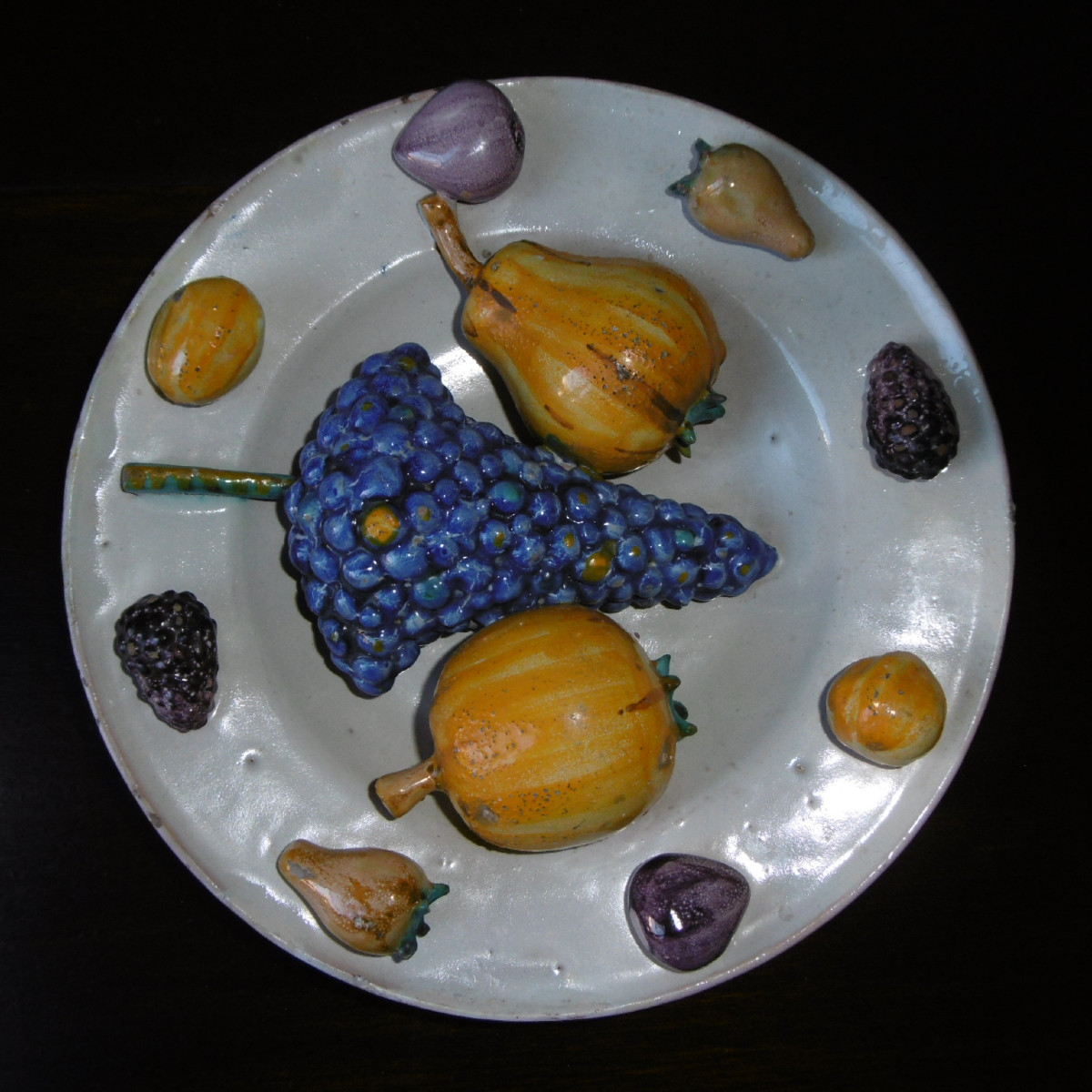 TROMPE L OEIL EN FAIENCE,SUISSE OU ALLEMAGNE D'EPOQUE FIN VIII éme  ou debut XIXéme-photo-2