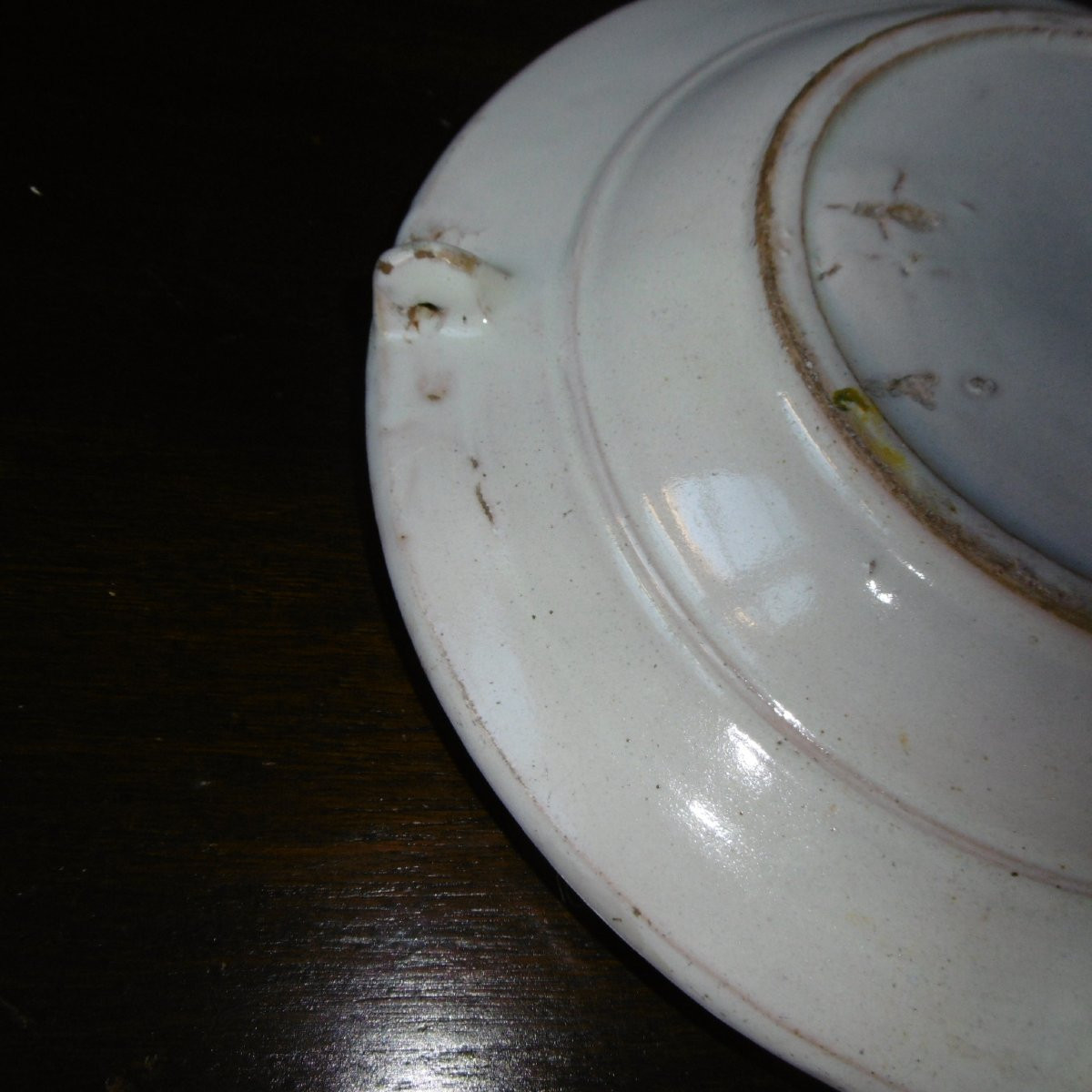 TROMPE L OEIL EN FAIENCE,SUISSE OU ALLEMAGNE D'EPOQUE FIN VIII éme  ou debut XIXéme-photo-1