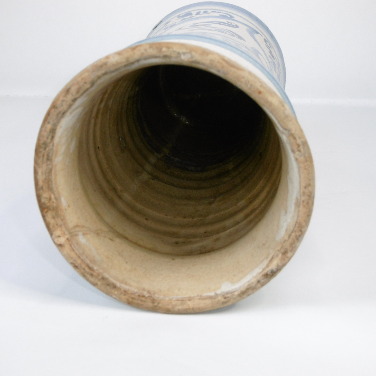 Large Albarello (29.5cm) Spain, 17th-18th Century-photo-1