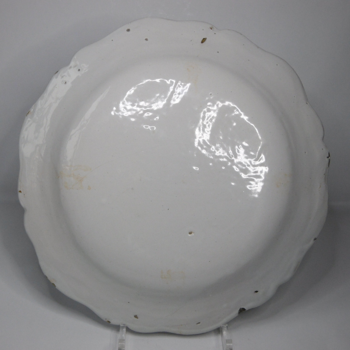 FAIENCE DE SAINT OMER PLAT D'EPOQUE XVIIIéme SIECLE-photo-2