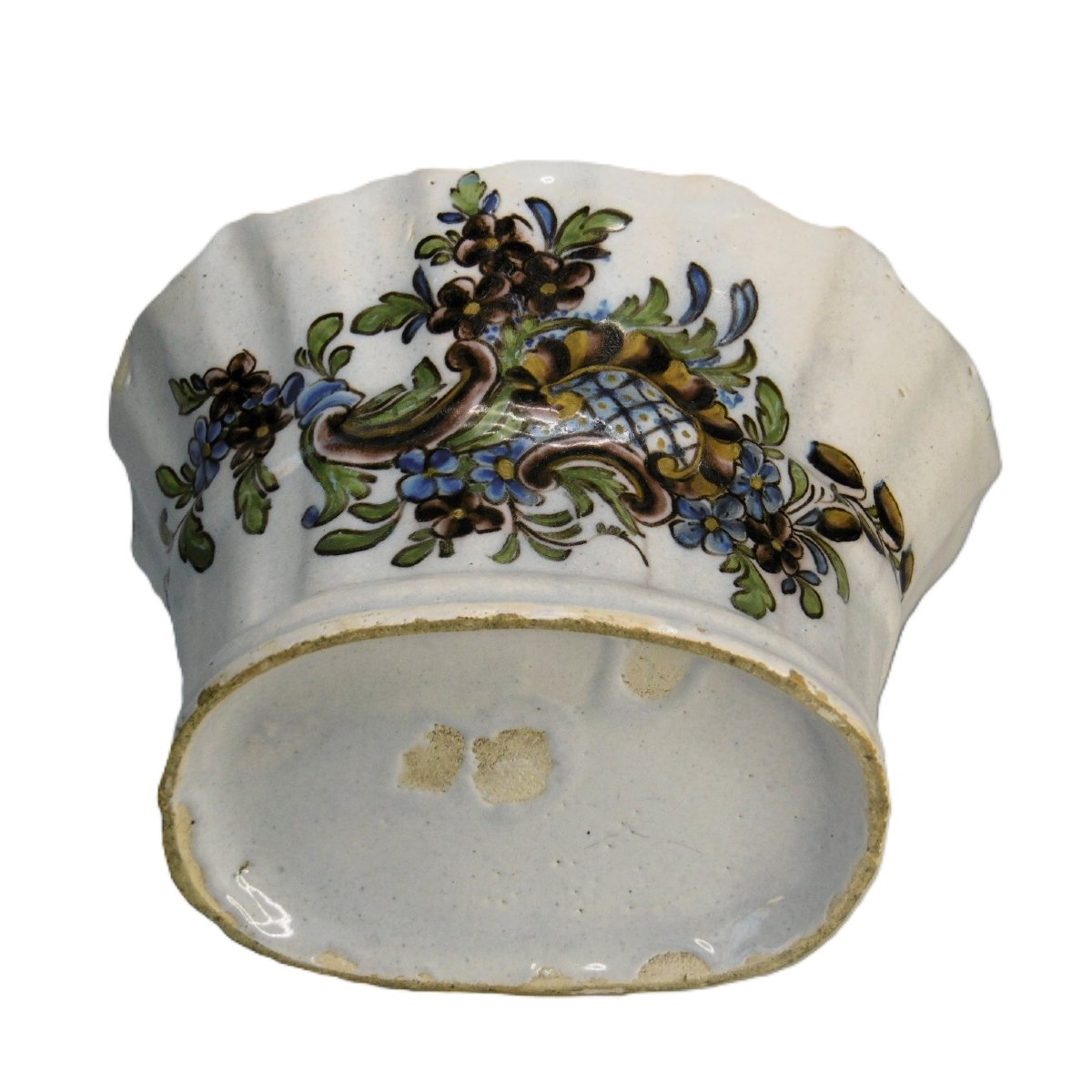 FAIENCE DE SAINT OMER PIQUE FLEUR  D'EPOQUE XVIIIéme SIECLE-photo-2