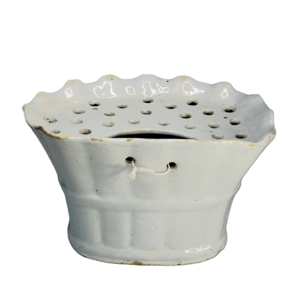 FAIENCE DE SAINT OMER PIQUE FLEUR  D'EPOQUE XVIIIéme SIECLE-photo-2