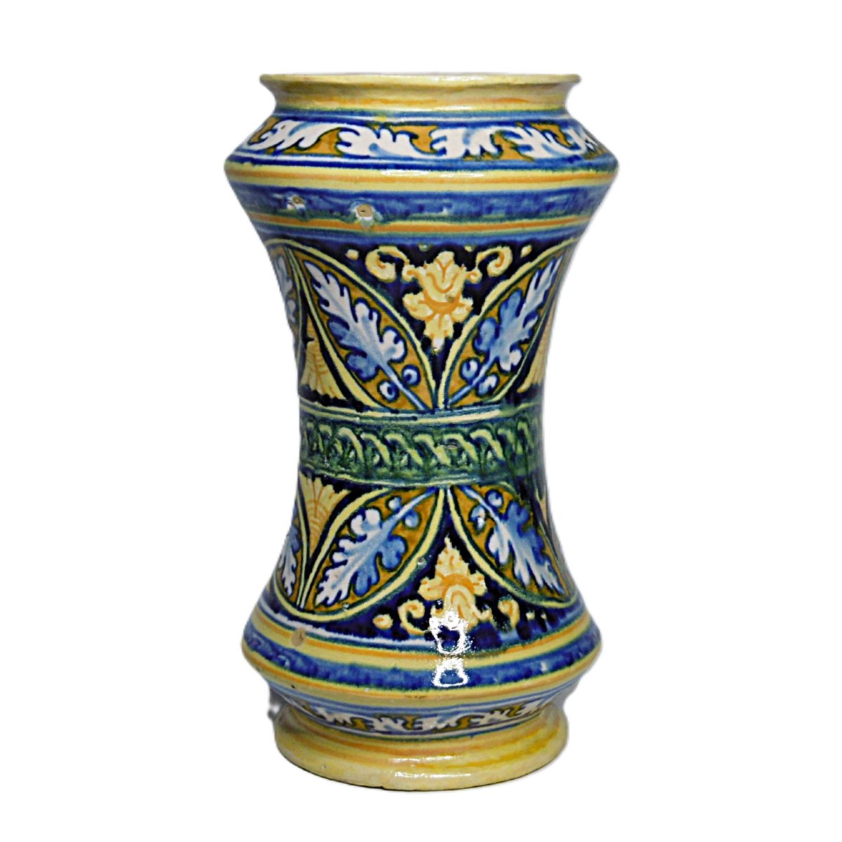 ALBARELLO FAENZA OU PALERME DECOR A QUARTIERI D'EPOQUE XVI éme SIECLE-photo-2